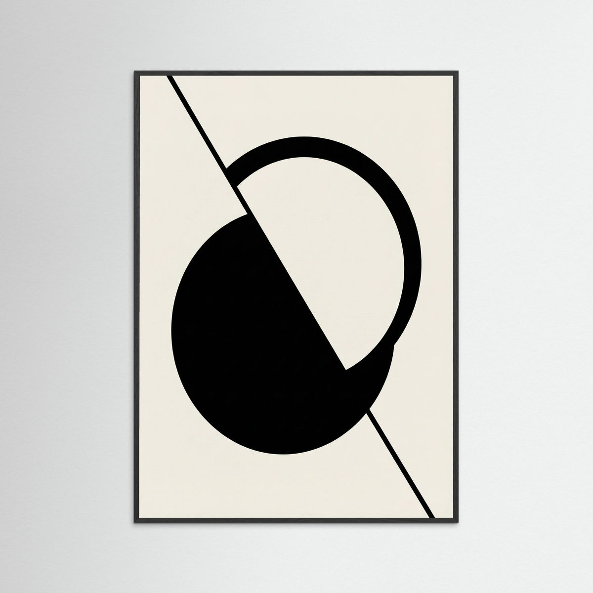 Black Wood Monochromatic Forms