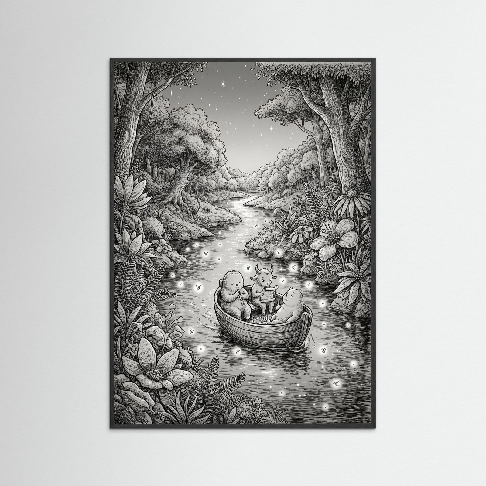 Black Wood Moomin Forest
