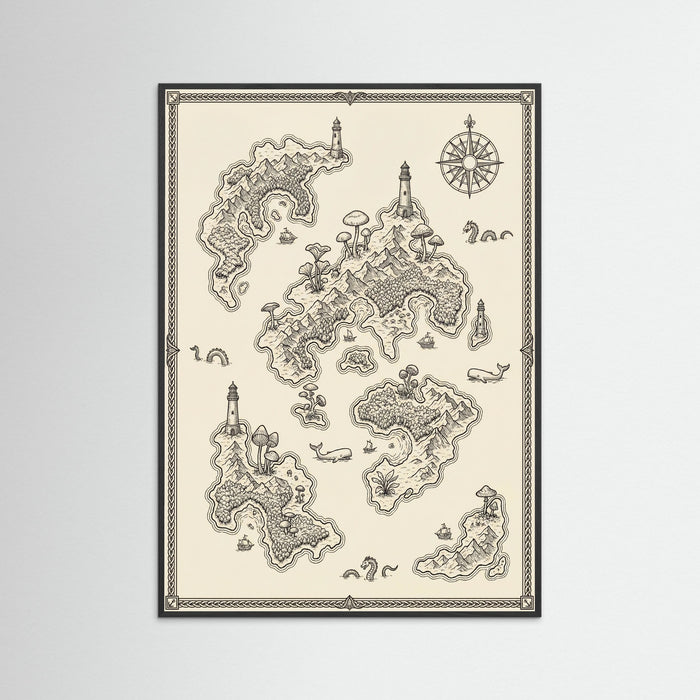 Black Wood Moomin Valley Map