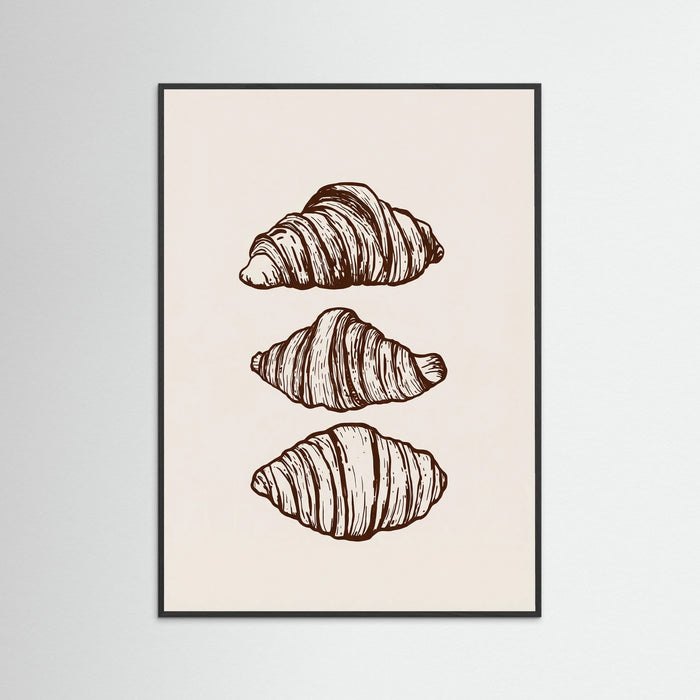 Black Wood Morning Croissants