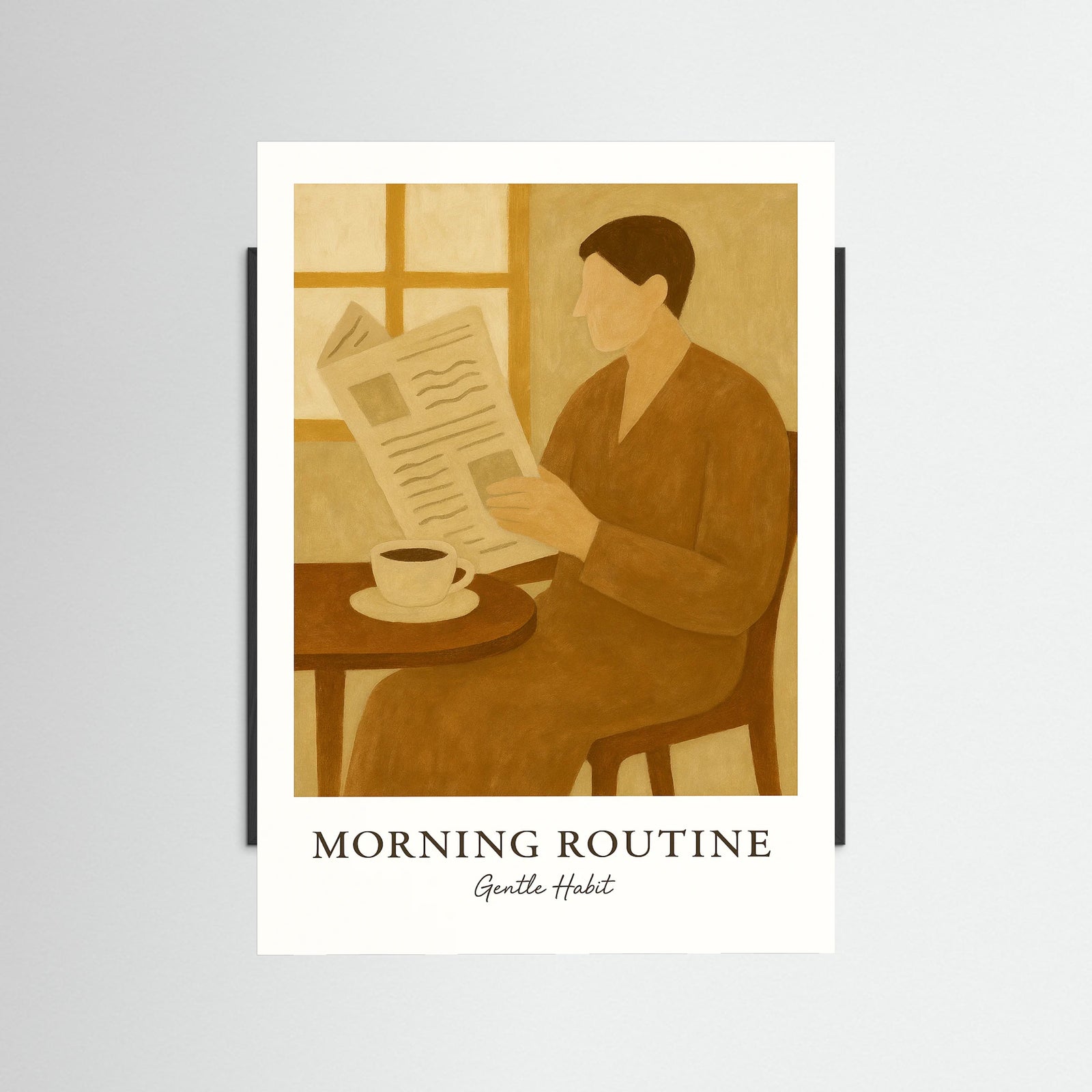 Black Wood Morning Routine