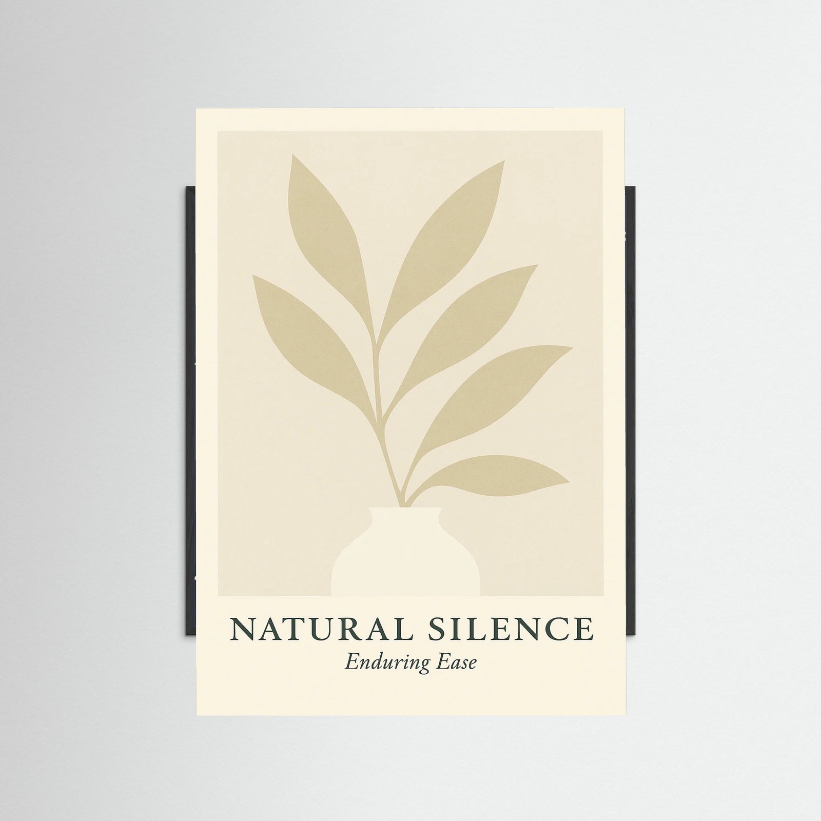 Black Wood Natural silence