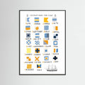 Nautical Flags Poster – Poster und Kunstdruck