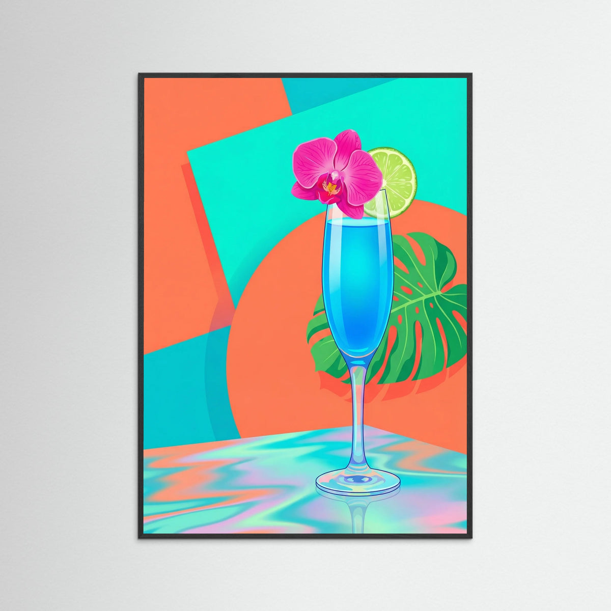 Black Wood Neon Jungle Groove