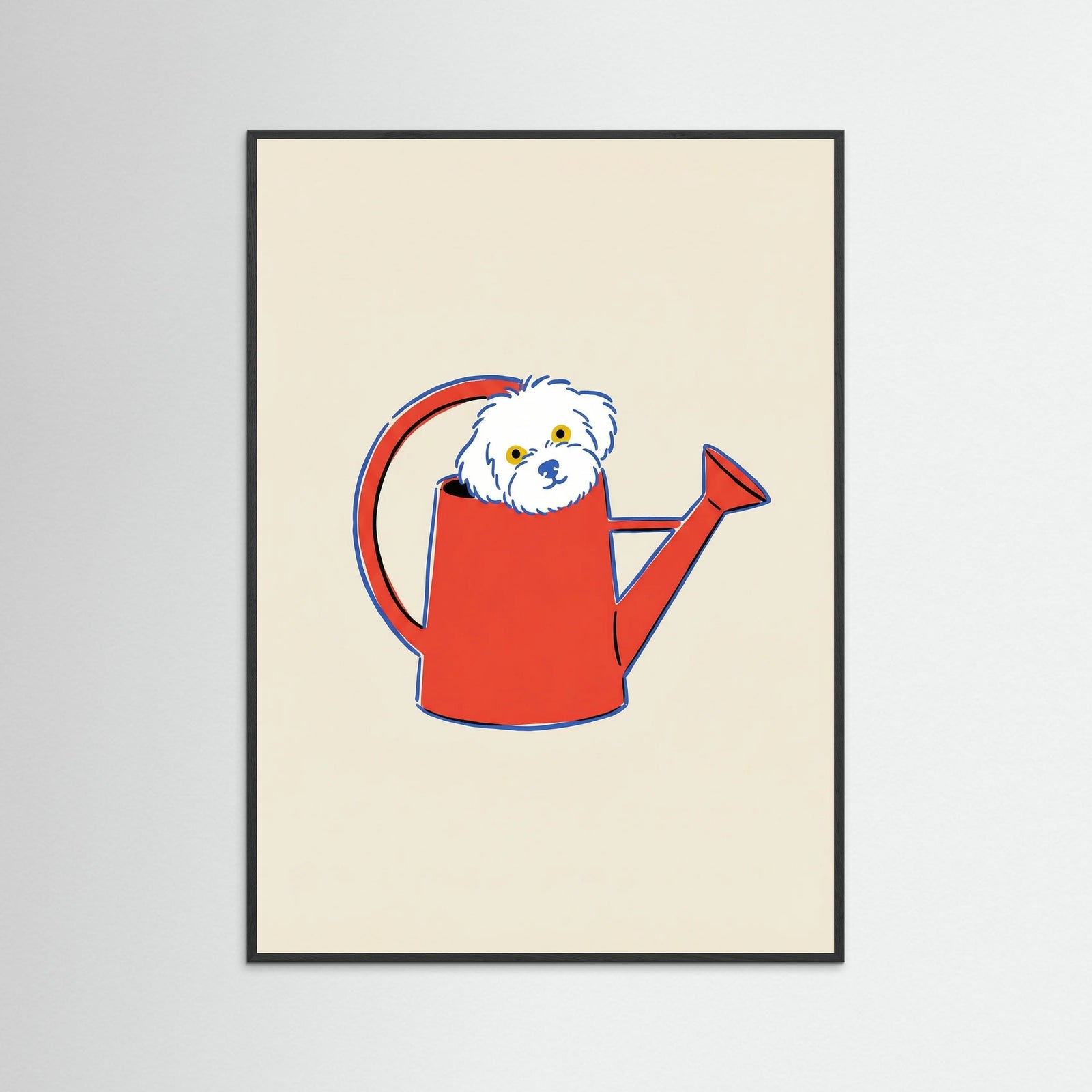 Black Wood Net Bag Kitty