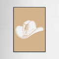 Plakat Neutral Cowboy Hat – plakat i druk artystyczny
