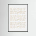 Plakat Neutral Howdy – plakat i druk artystyczny
