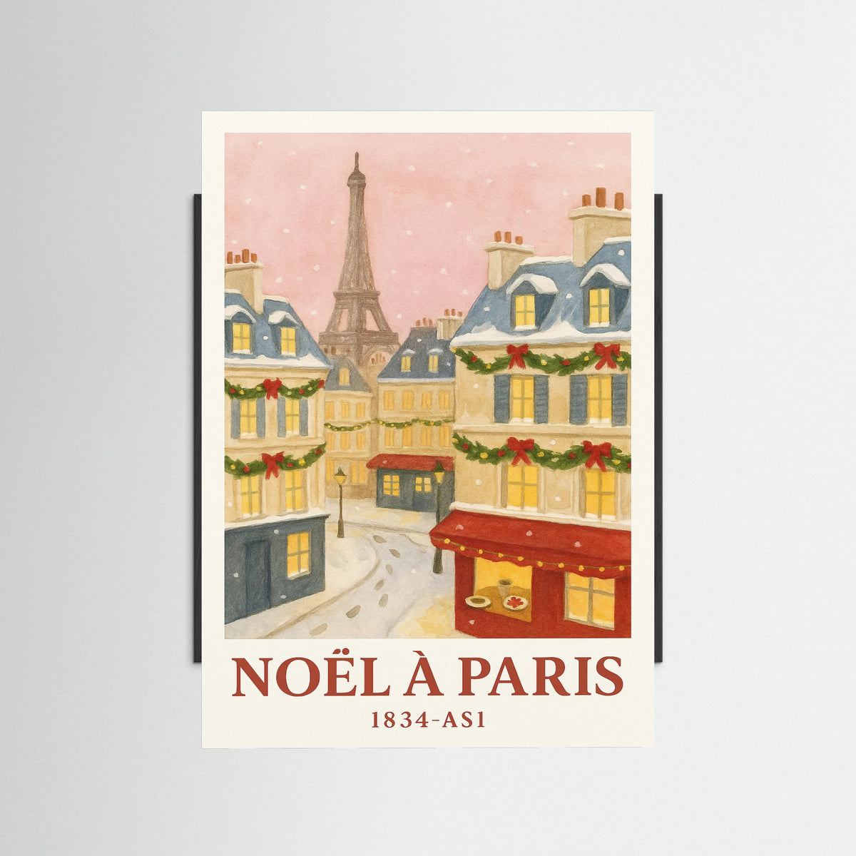 Black Wood Noel a Paris
