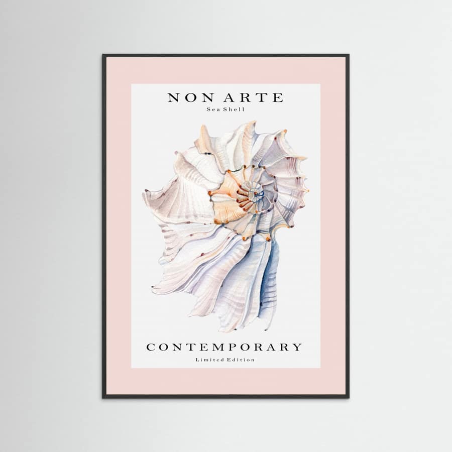Plakat Non Arte Sea Shell no.1 – plakat i druk artystyczny