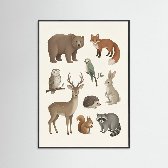 Black Wood Nordic Alphabet Art
