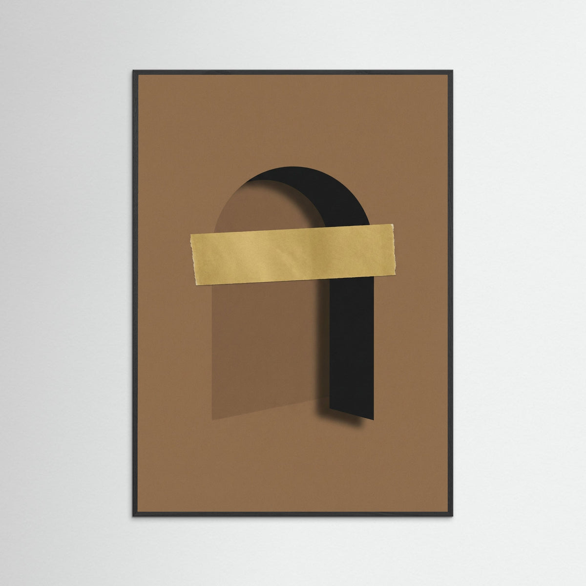 Black Wood Obscured Vision