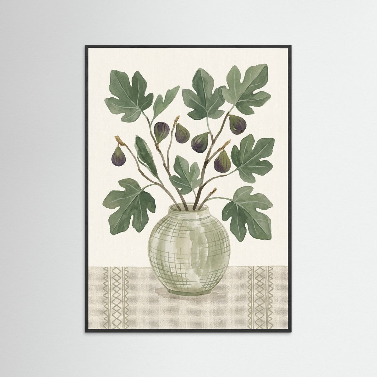Black Wood Olive Branch Stillness