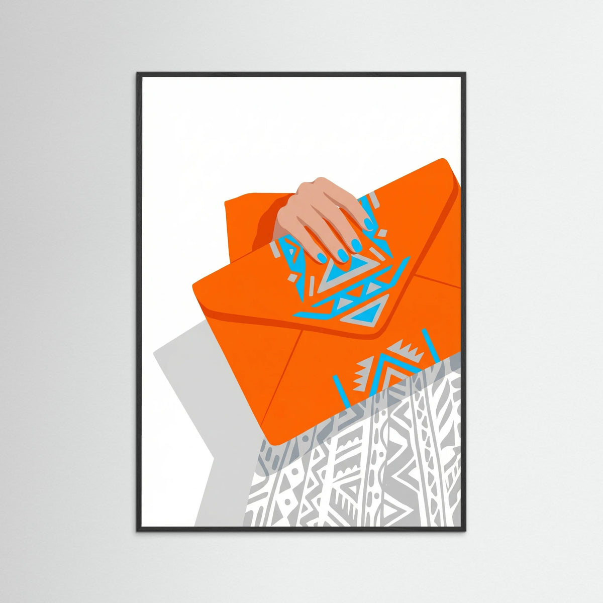 Black Wood Orange Strides