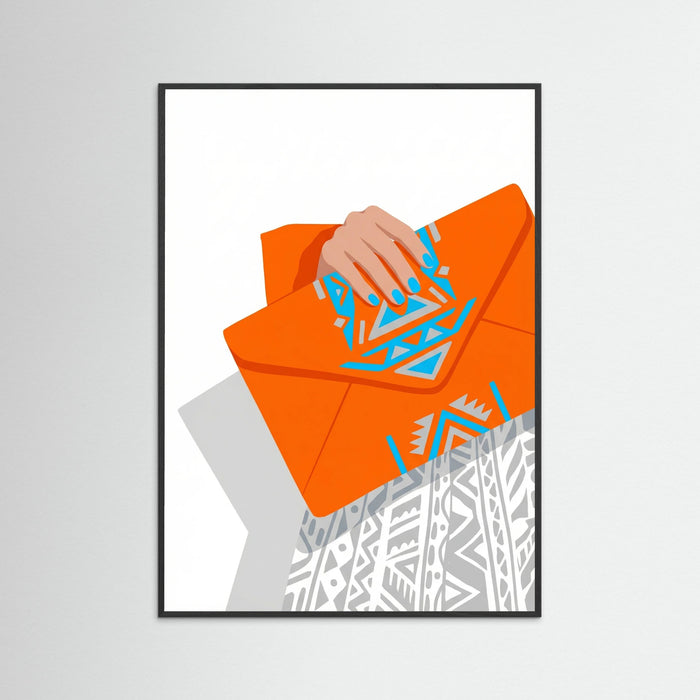 Black Wood Orange Strides
