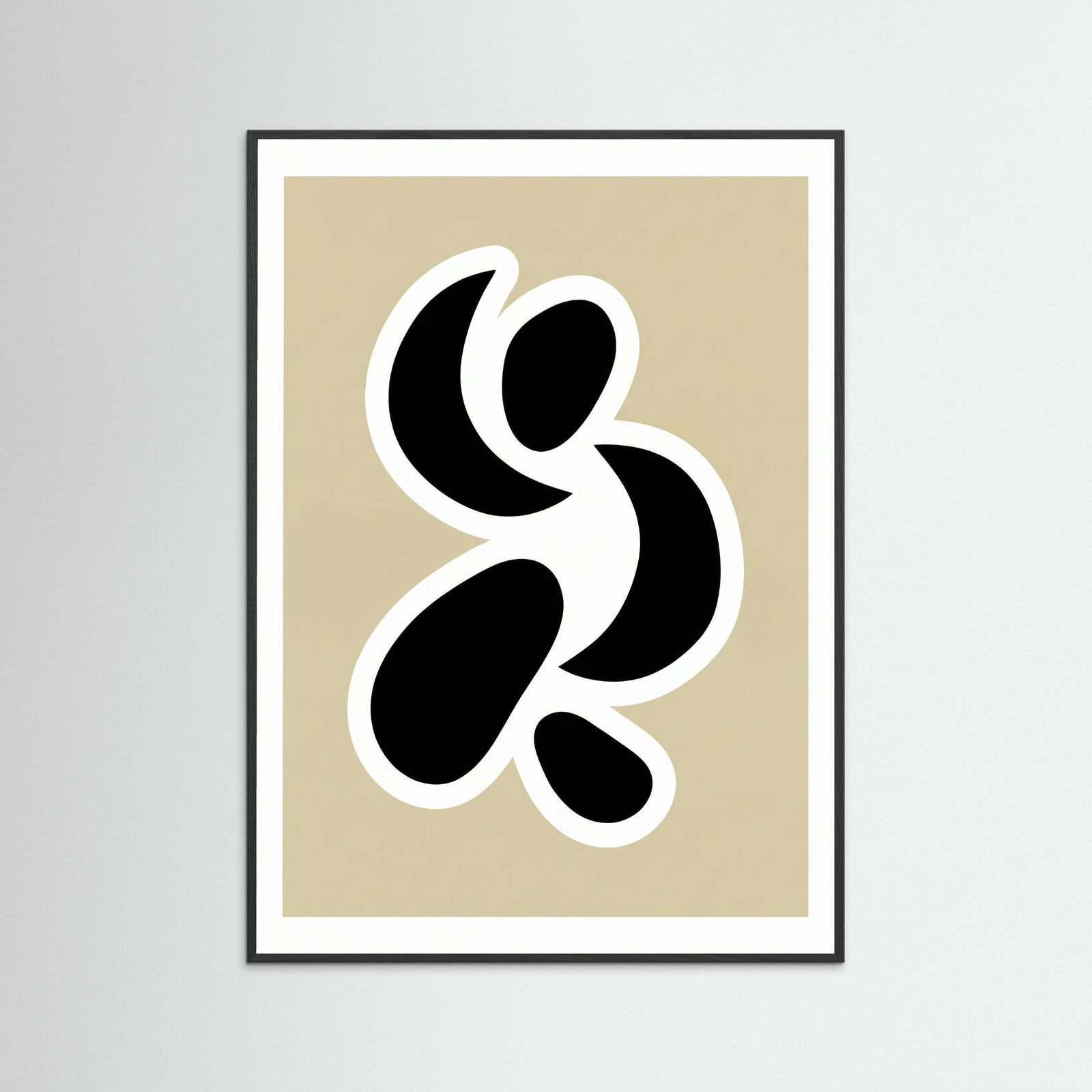 Black Wood Organic Black Cutout