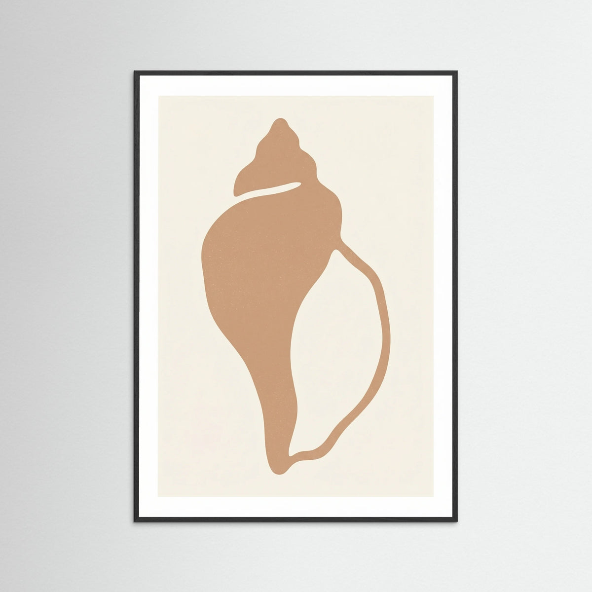 Black Wood Organic Coral Flow