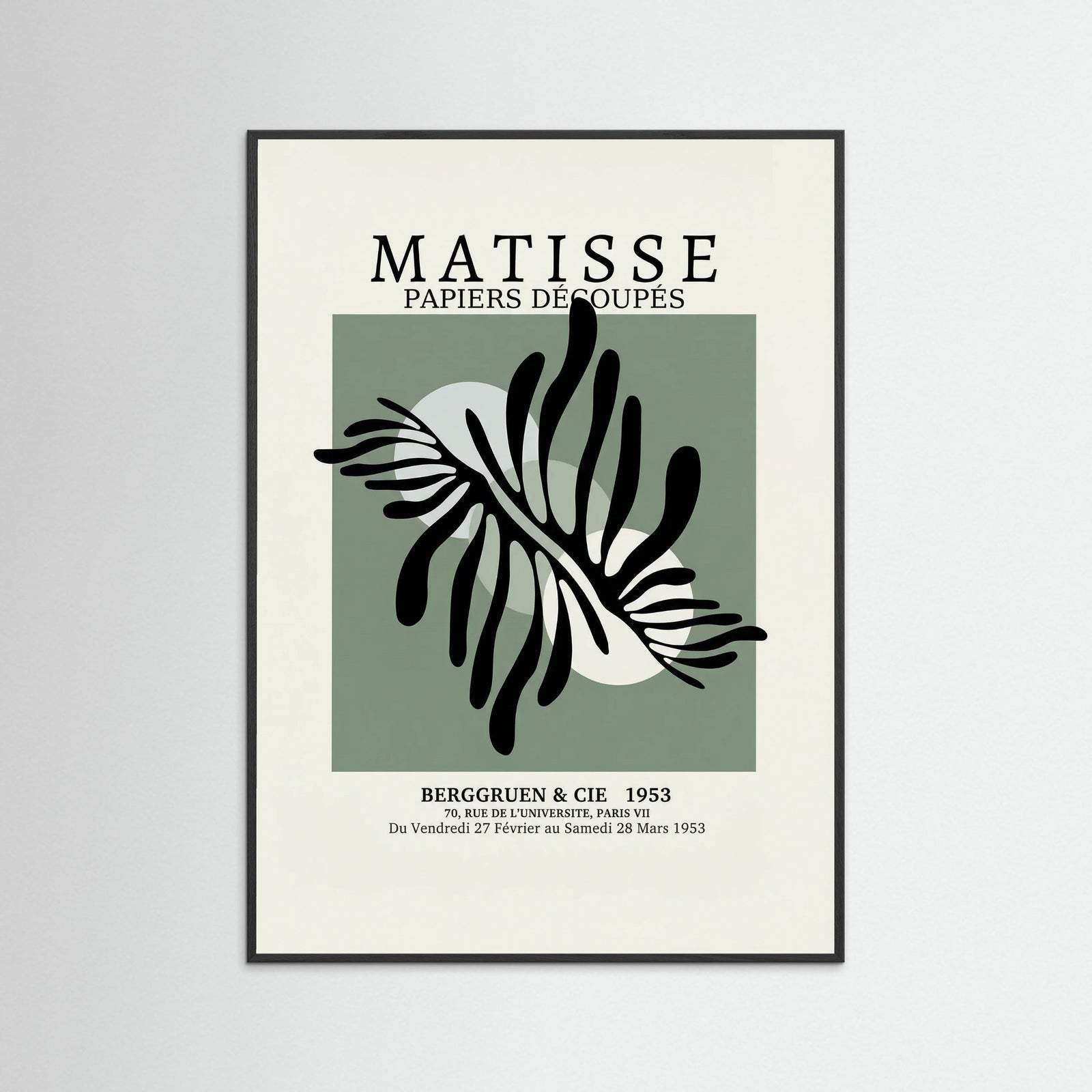 Black Wood Organic Cut Out Leaf