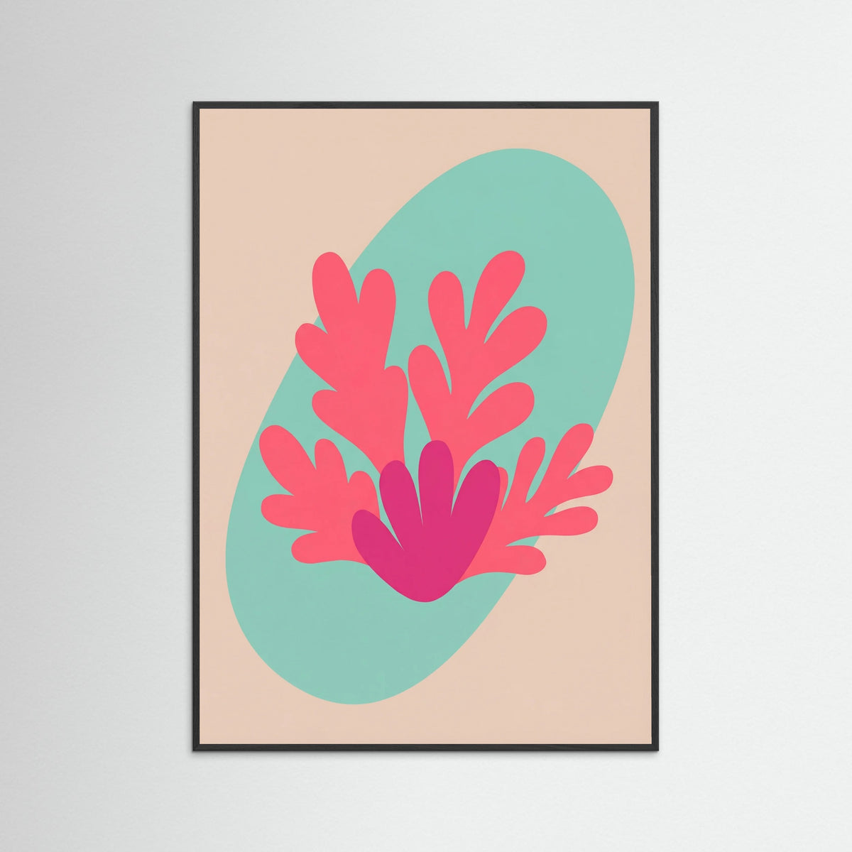 Black Wood Organic Cutout Forms