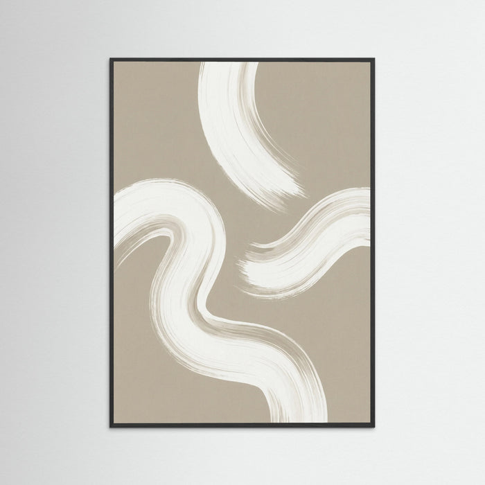 Black Wood Organic Flow Beige