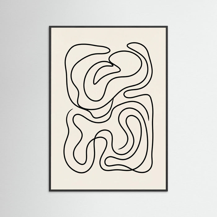 Black Wood Organic Flow Black