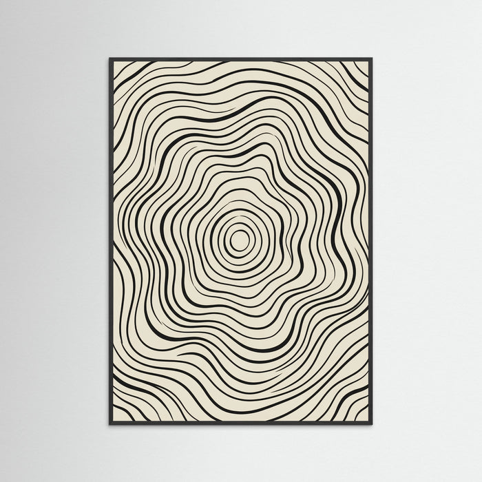 Black Wood Organic Flow Black