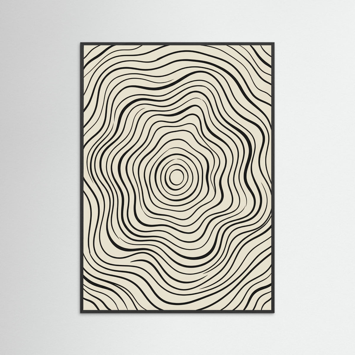 Black Wood Organic Flow Black