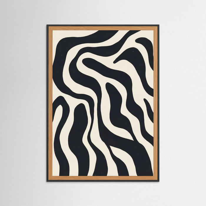 Black Wood Organic Flow Black