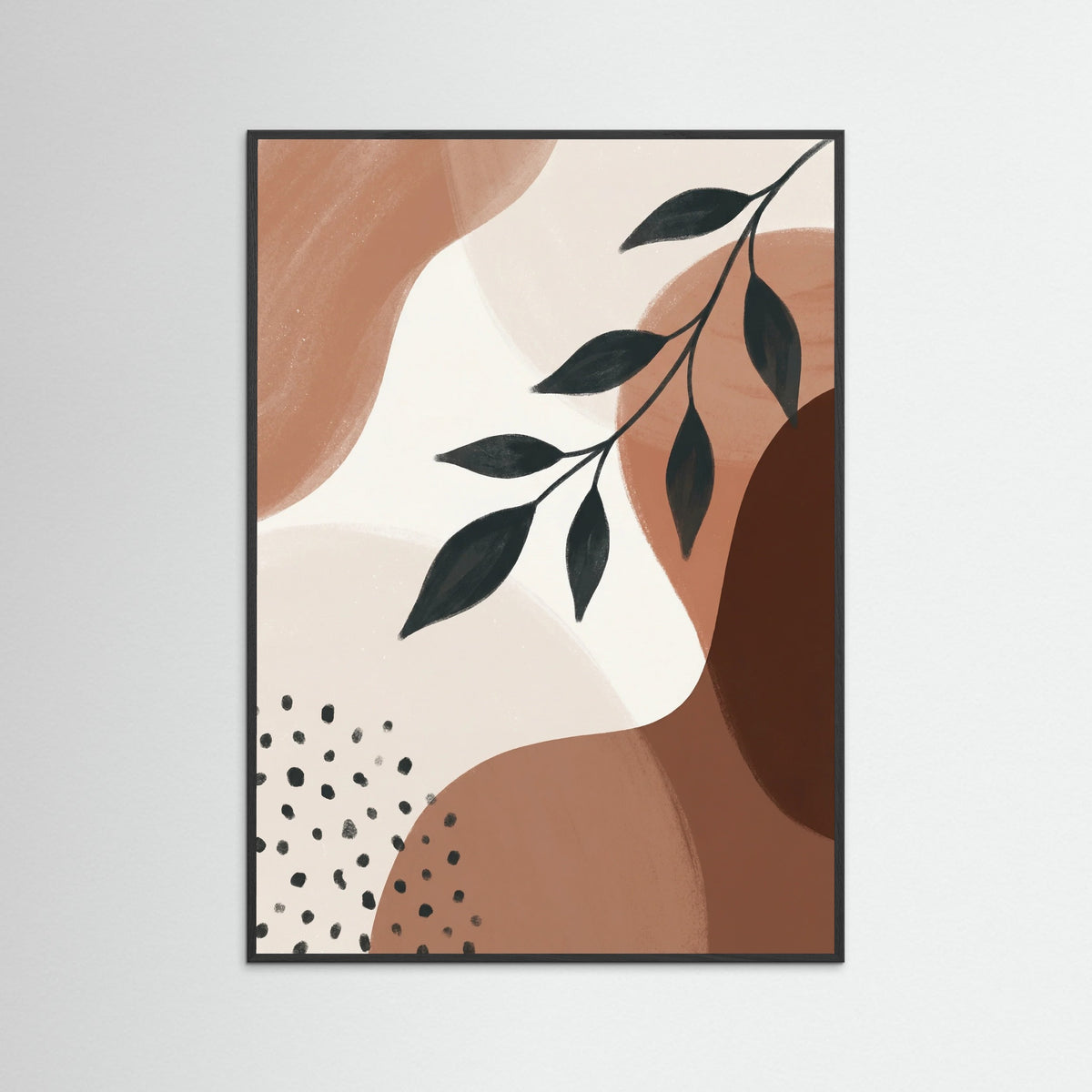 Black Wood Organic Forms Dance