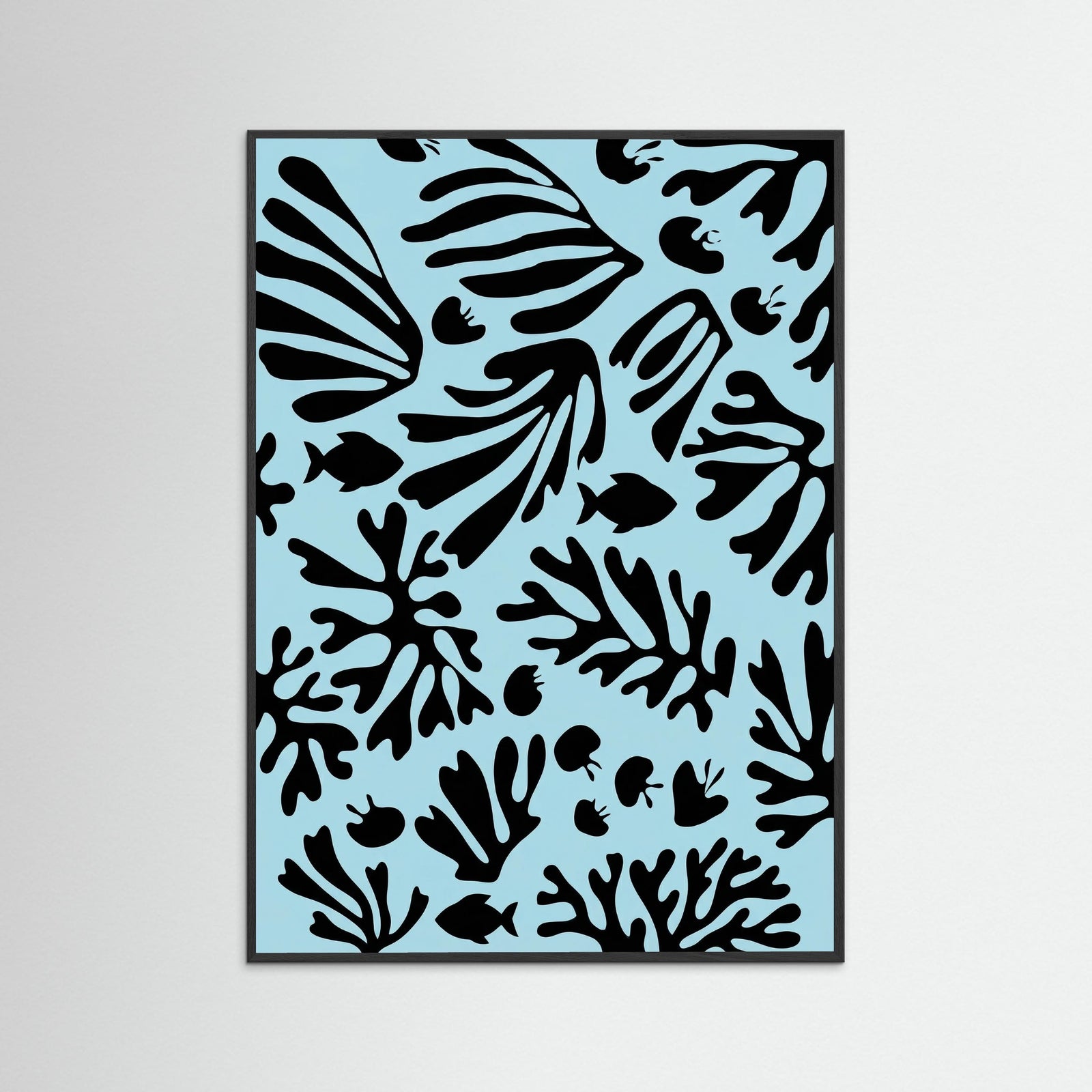 Black Wood Organic Forms