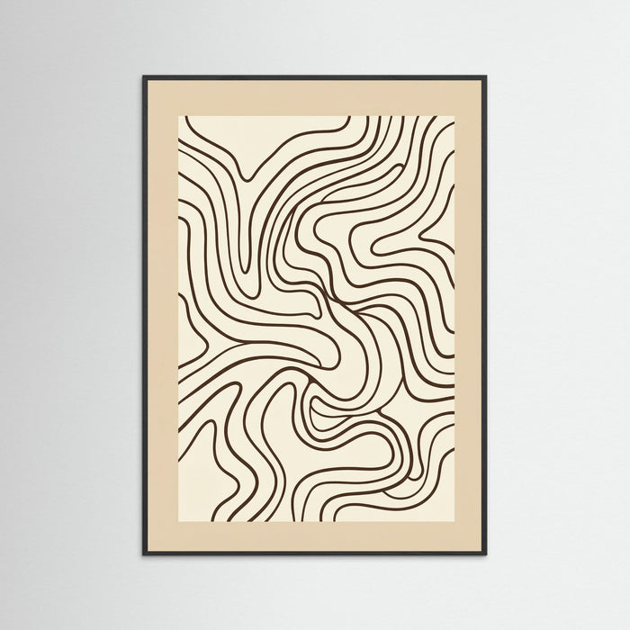 Black Wood Organic Labyrinth