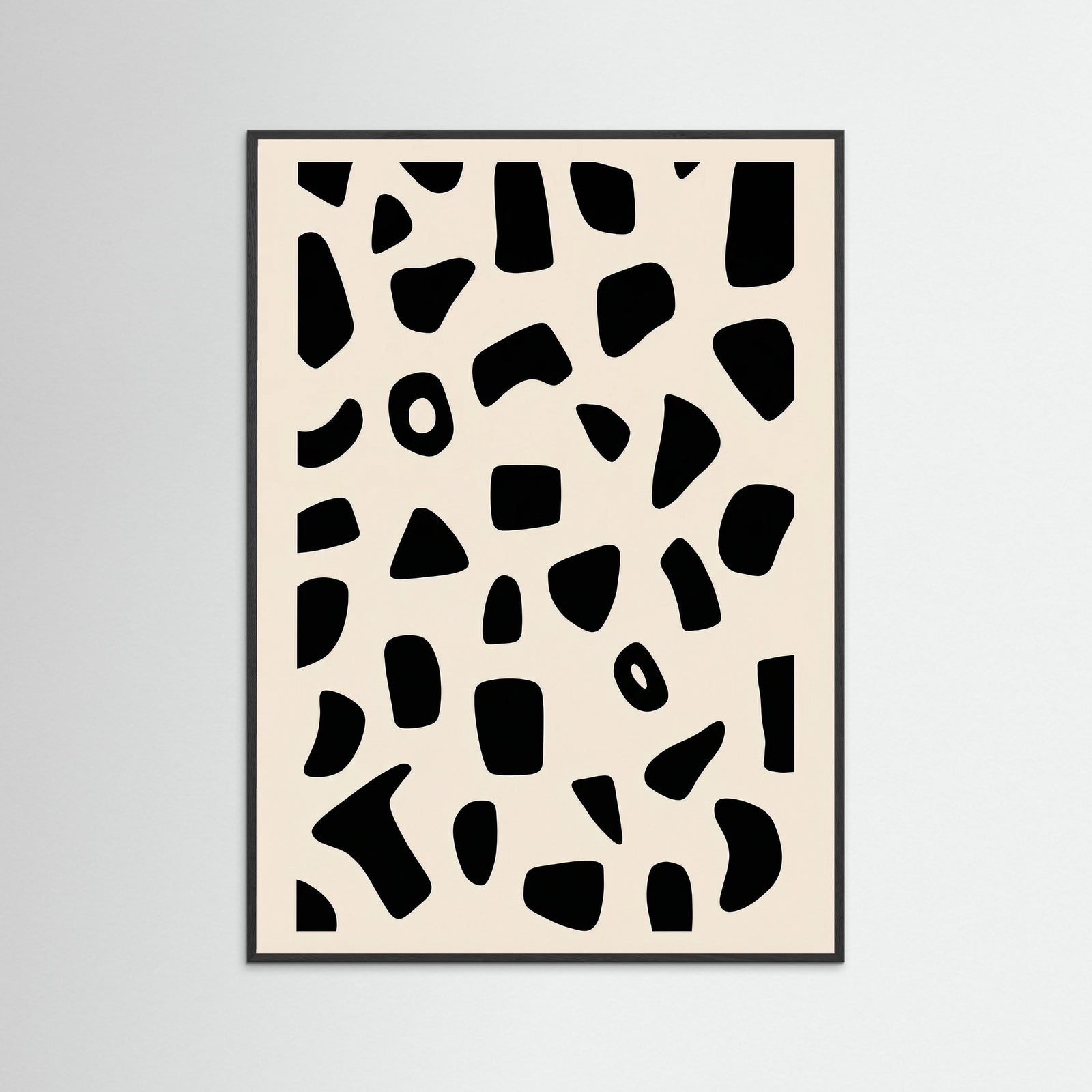 Black Wood Organic Pebbles