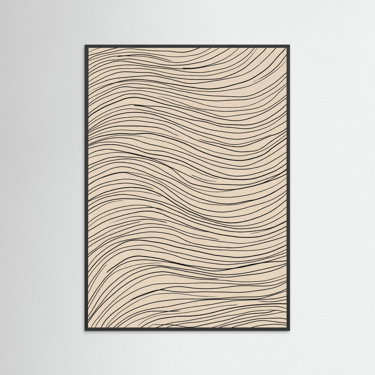 Black Wood Organic Swirl