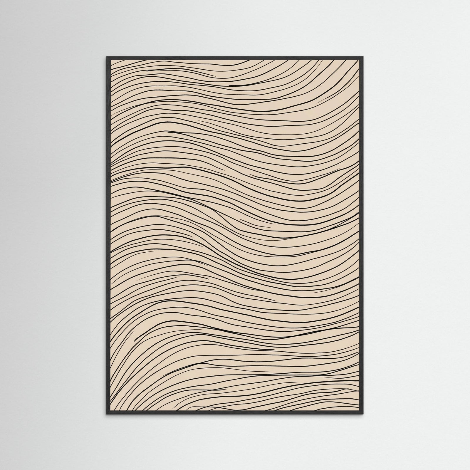 Black Wood Organic Swirl