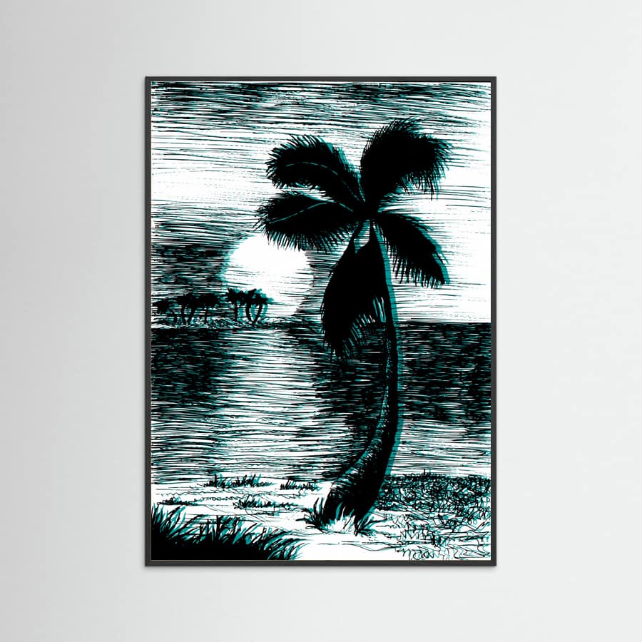 Palm5 Poster – poster and art print