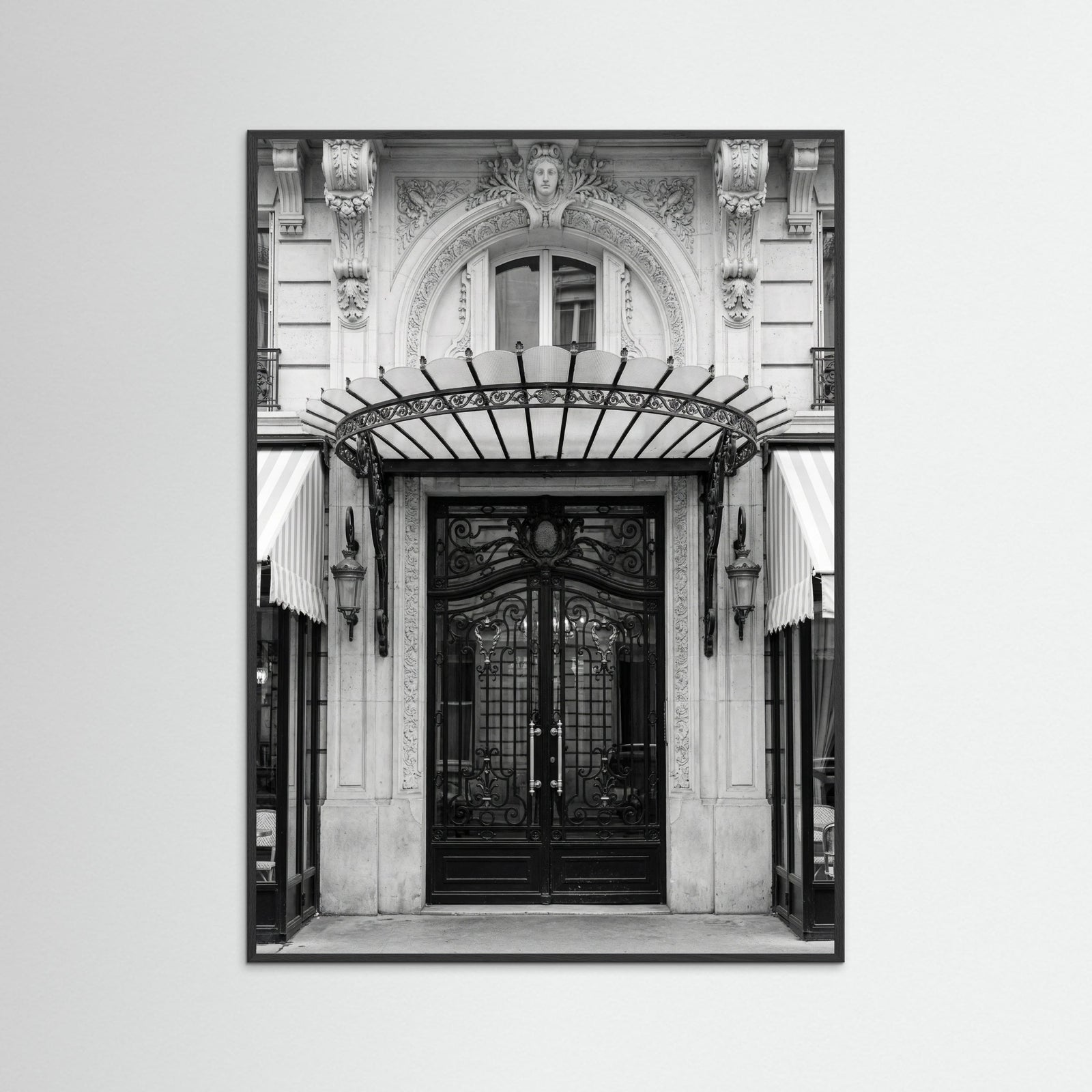 Black Wood Parisian Elegance