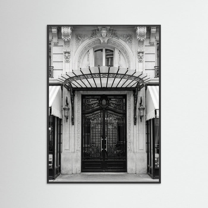 Black Wood Parisian Elegance