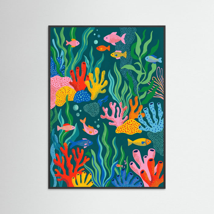 Black Wood Park Floral Whimsy