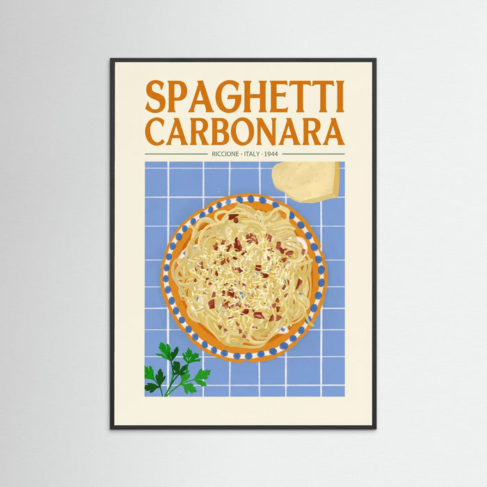 Black Wood Pasta Carbonara Classic