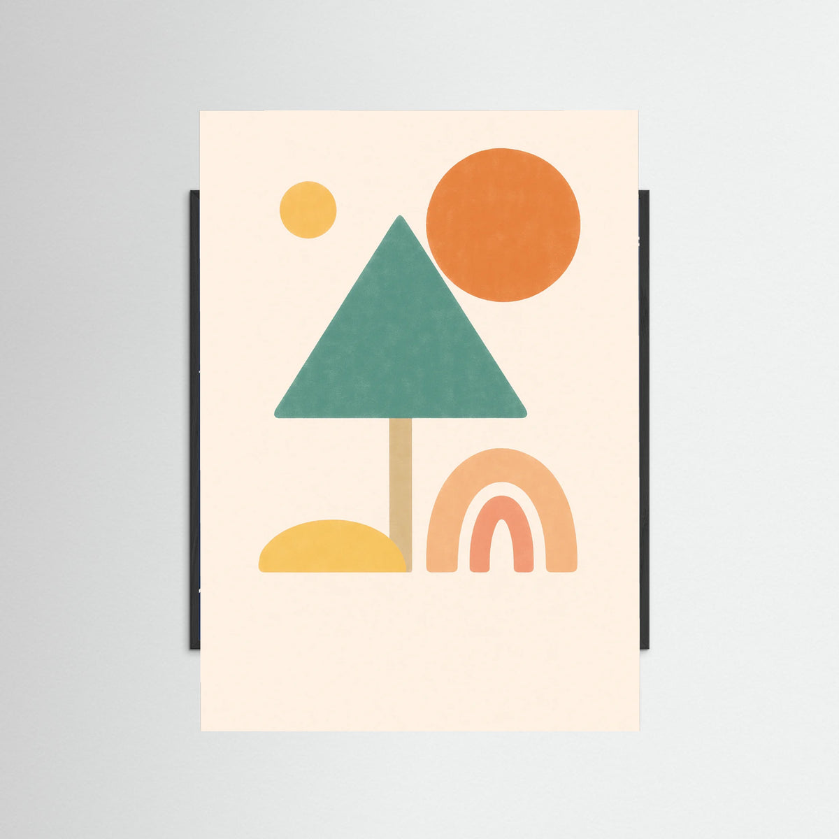 Black Wood Pastel Arcade