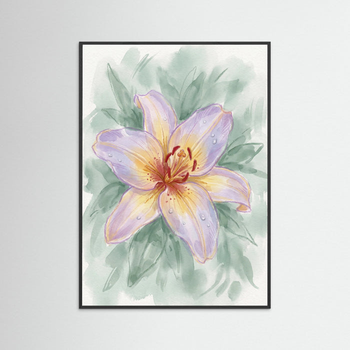 Black Wood Pastel Bloom Trio