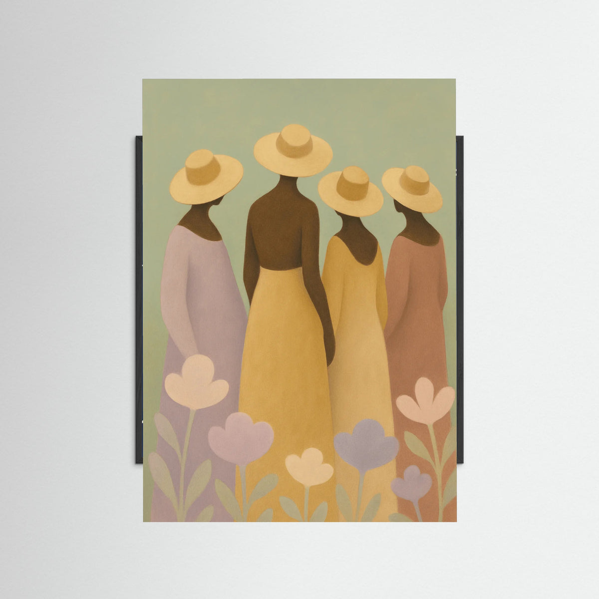 Black Wood Pastel Harmony
