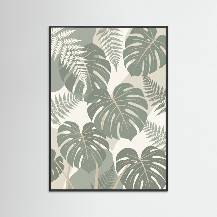 Black Wood Pattern Bloom