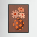 Black Wood Patterned Portrait