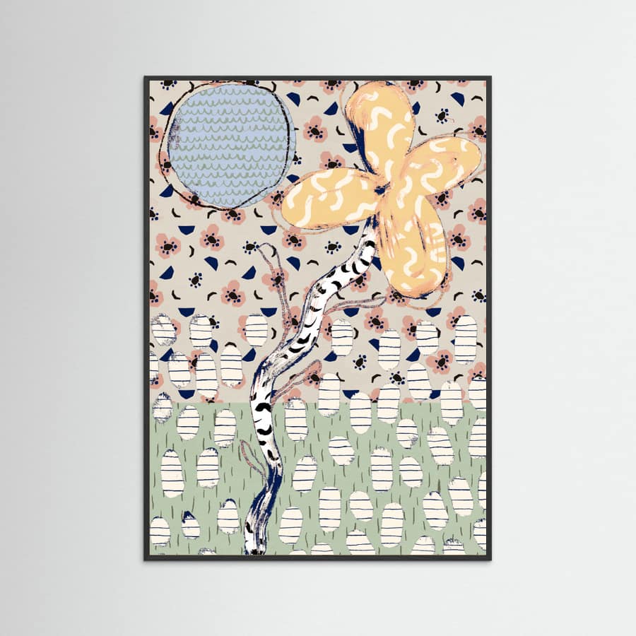 Black Wood Patternplayno.12 Poster