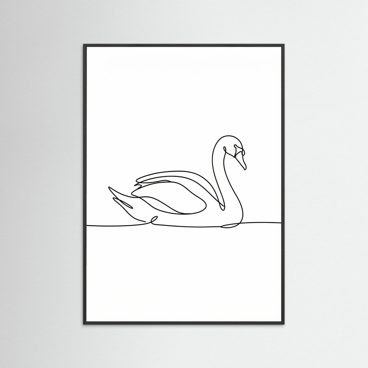 Black Wood Peaceful Dove Line