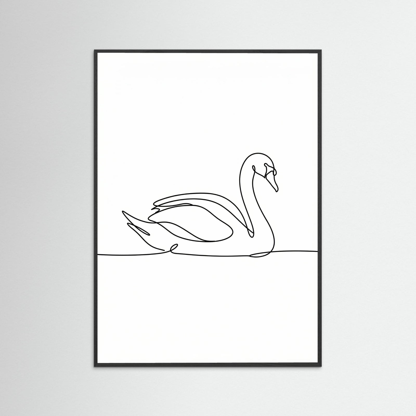 Black Wood Peaceful Dove Line