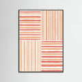 Peach Stripes Poster – Poster und Kunstdruck
