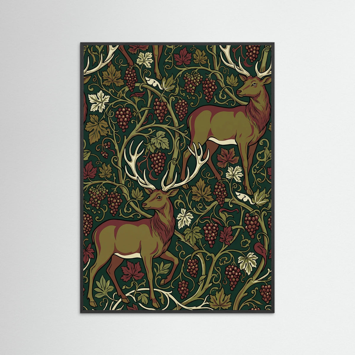 Black Wood Peacock Dragon Tapestry