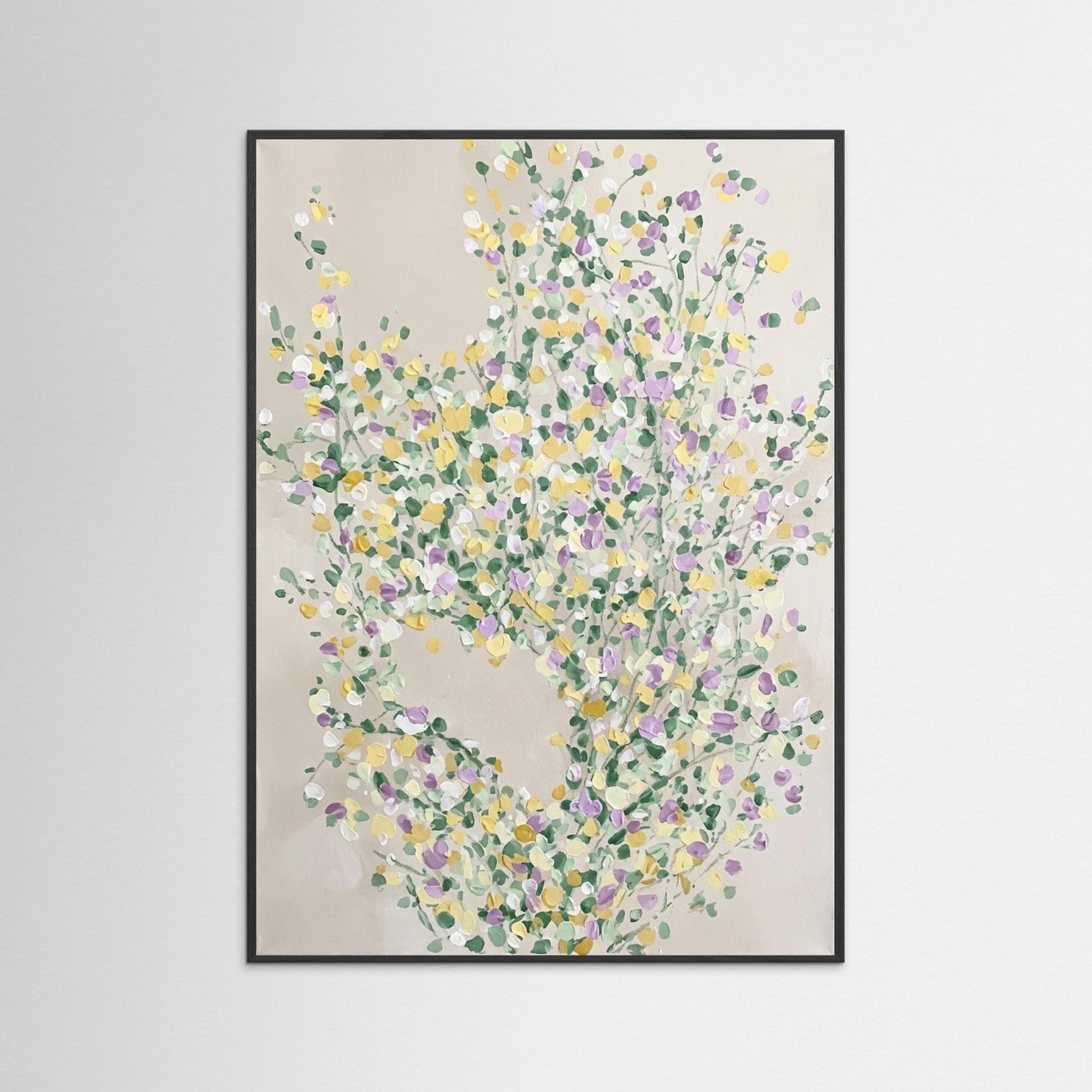 Black Wood Petal Scatter