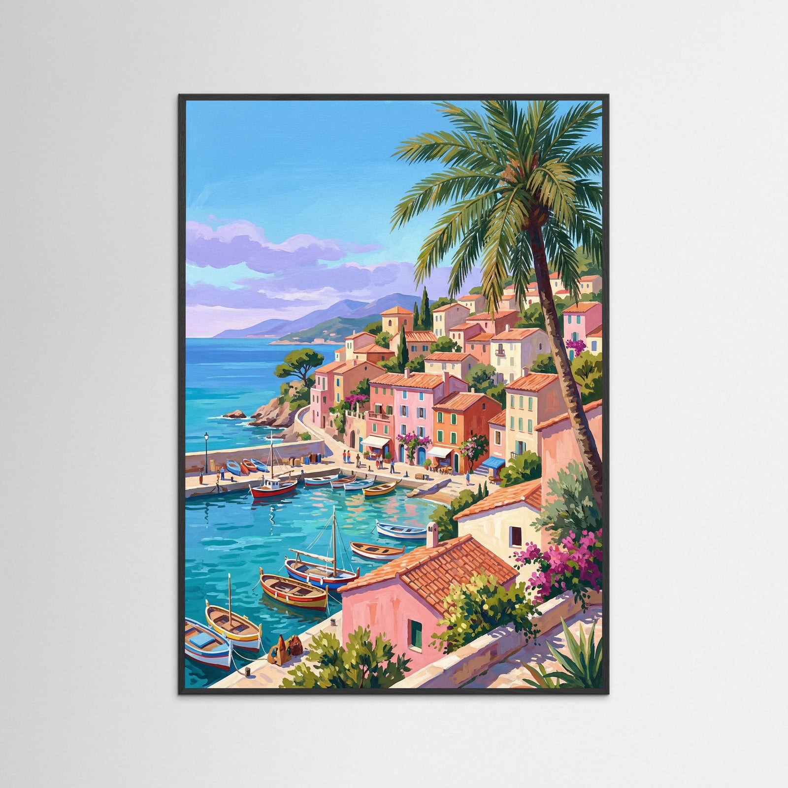 Black Wood Pink Alley Sunshine